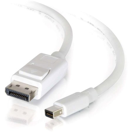 C2G 3Ft Mini Displayport To Displayport Adapter Cable 4K 30Hz - White 54297